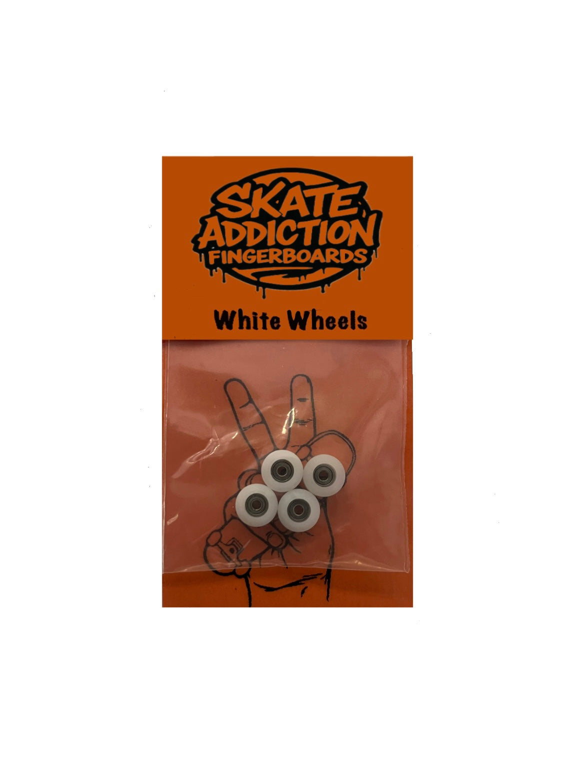 White fingerboard wheels