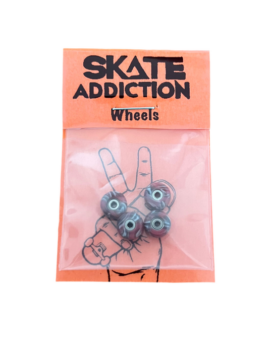 Red marble colour Fingerboard wheels