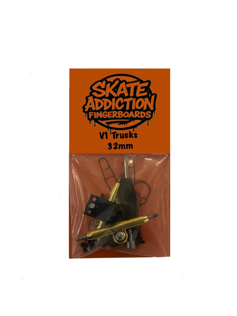V1 Fingerboard trucks (gold)32mm